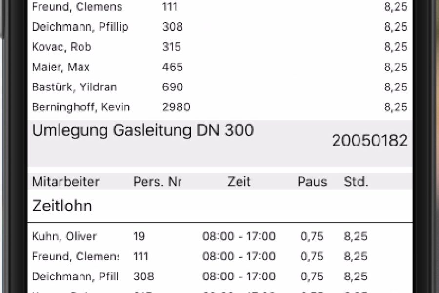 4.1. Mobile Zeiterfassung