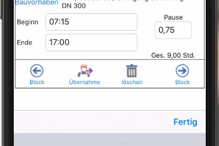 4.2. Mobile Zeiterfassung