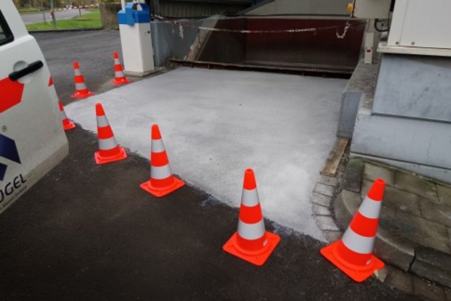 ingbeton Zufahrt Glasbruchsilo 2